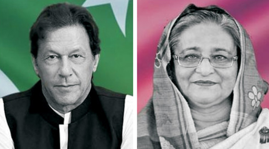 In rare call to Hasina, Imran urges closer ties with BD