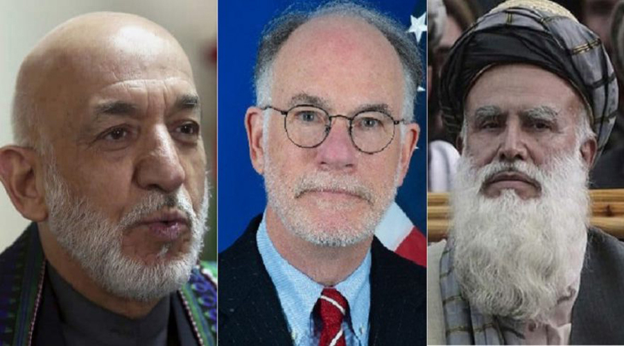 Top U.S. diplomat in Kabul met with Karzai and Sayyaf