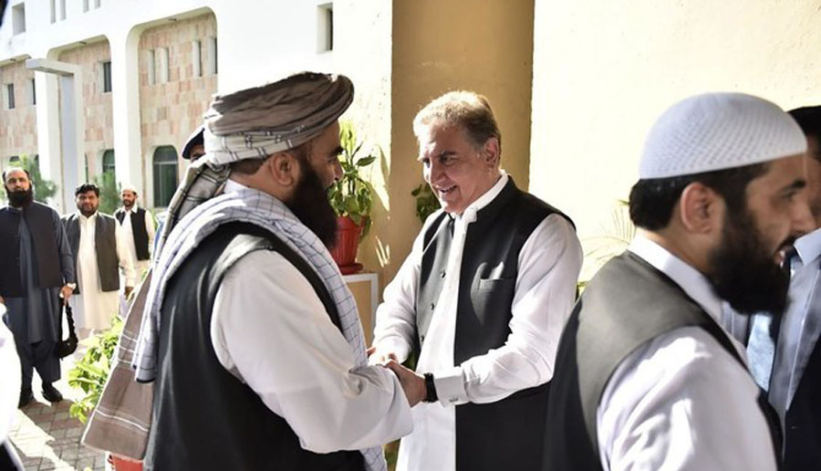 A Taliban delegation arrives in Pakistan to discuss the Afghan peace process