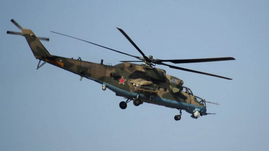 Azerbaijan shot down ?Russian Mi-24 military helicopter