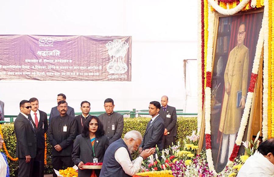 PM Modi pays tributes to BR Ambedkar on his death anniversary