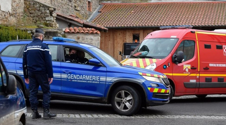 Three officers killed by gunman in France
