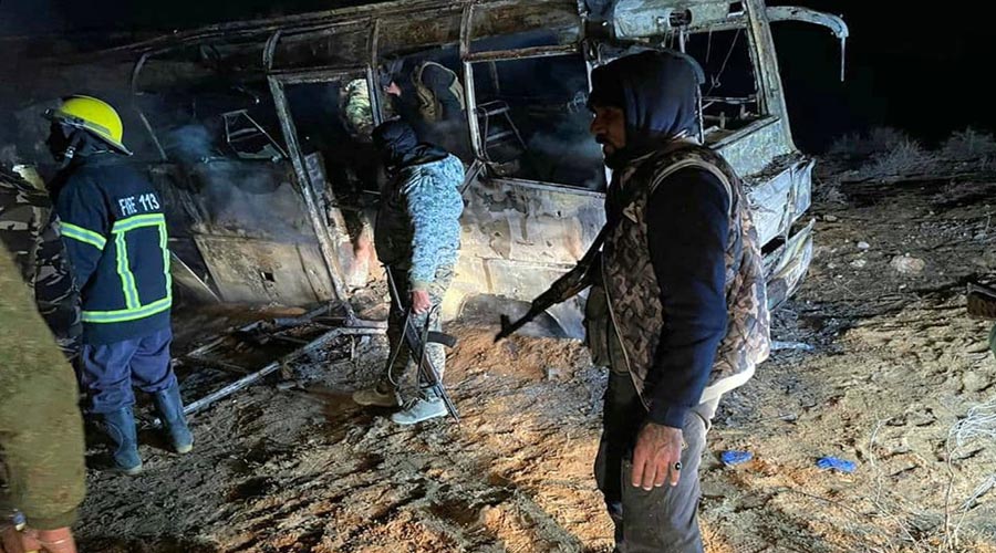 Islamic state claims responsibility for Wednesday's Syria bus attack