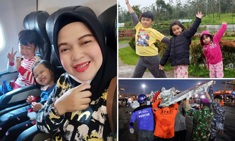 Indonesia plane crash – Mum’s heartbreaking last post before she boarded doomed Boeing 737 with children