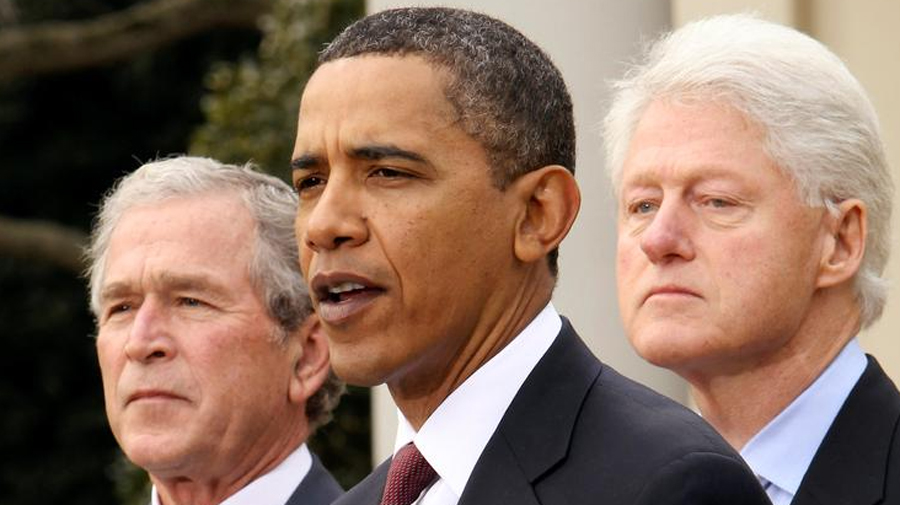 Former US presidents condemn Capitol Hill attack