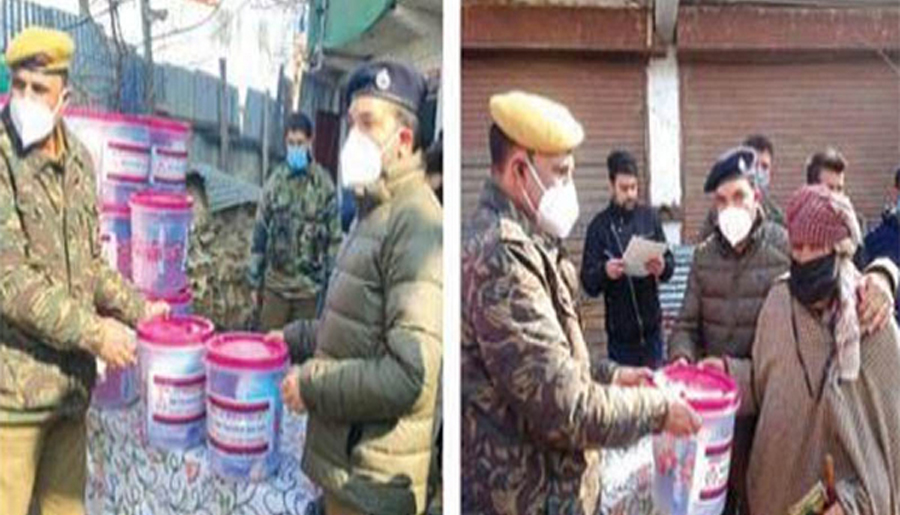 Covid -19 safety kits distributed among poor and needy families in Ganderbal