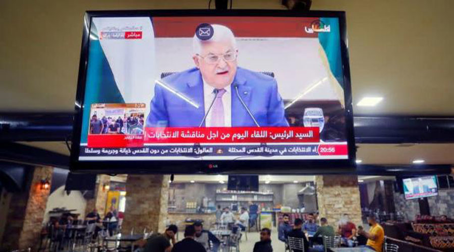 Abbas delays Palestinian parliamentary polls, blaming Israel