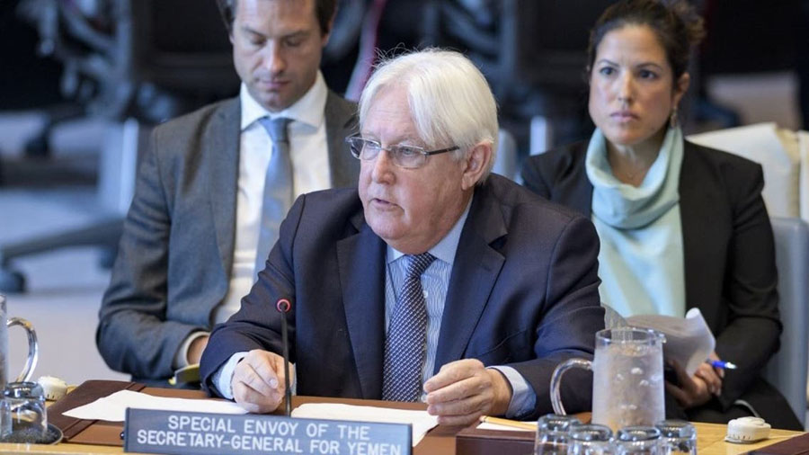 UN envoy for Yemen Martin Griffiths welcomes Saudi Crown Prince statements