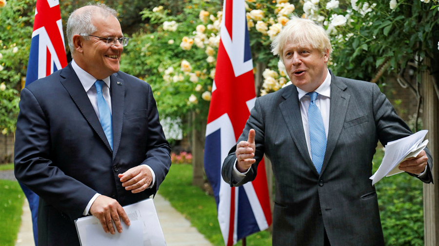 UK and Australia agree free trade deal