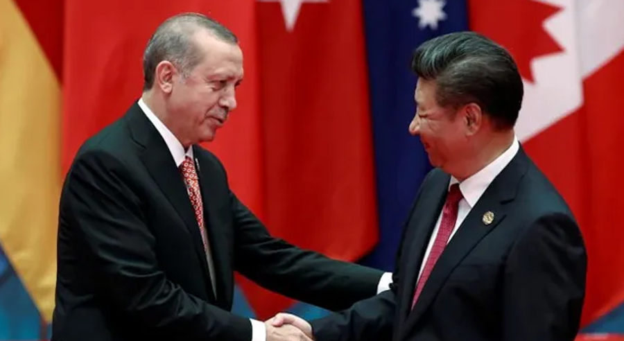 Turkey President Erdogan Chinese President Xi discuss Uyghir