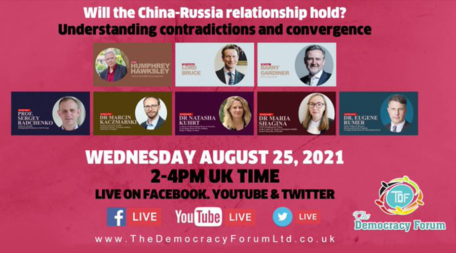 'Will the China-Russia relationship hold? Understanding contradictions and convergence'