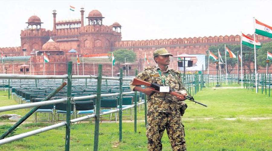 Tight security at Red Fort ahead of 15 August