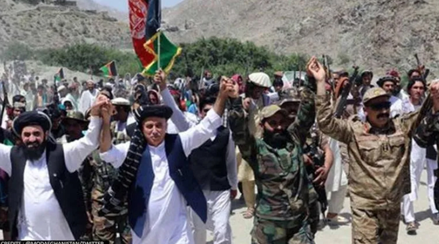 Heratis march against Taliban, support Afghan Forces