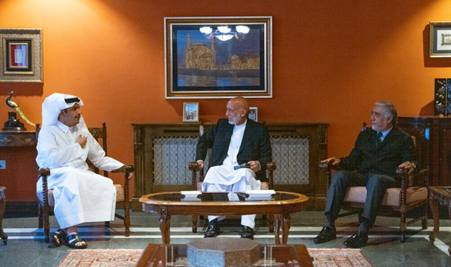 Qatar Foreign Minister meets Taliban leaders in Kabul