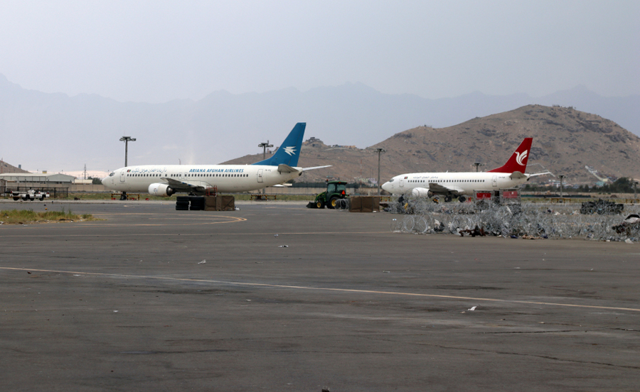 Chartered planes stranded at Mazar Sharif airport be allowed to leave Afghanistan: US