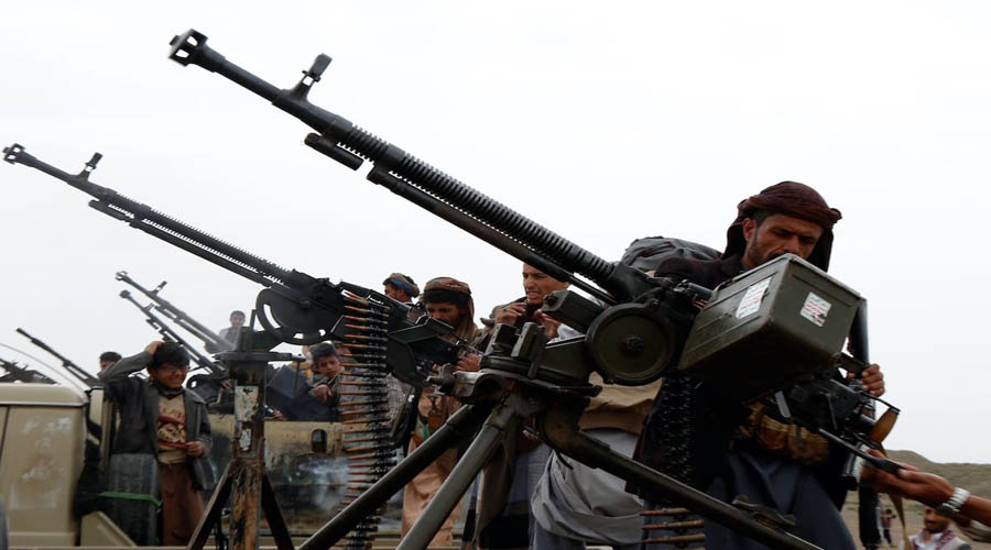 Saudi led coalition destroys 8 Houthi convoy and military goods in Marib, Yemen