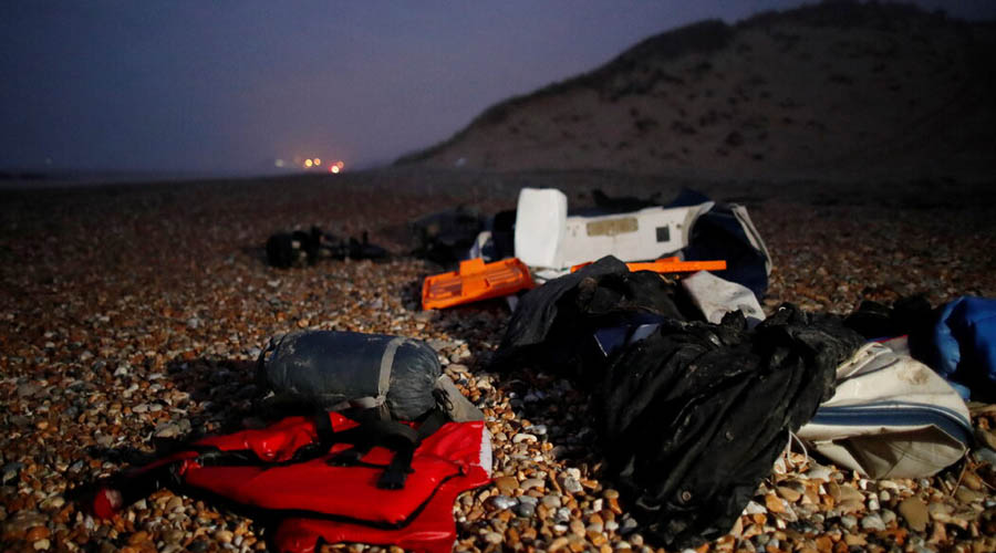 At least 27 migrants drown trying to go from France to U.K. by boat