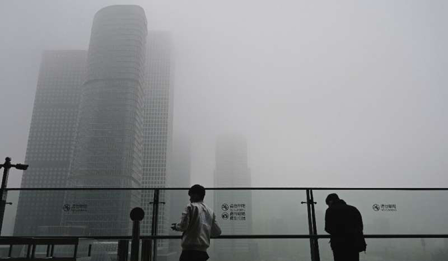 Highways and sports fields in schools closed in China due to acute air pollution