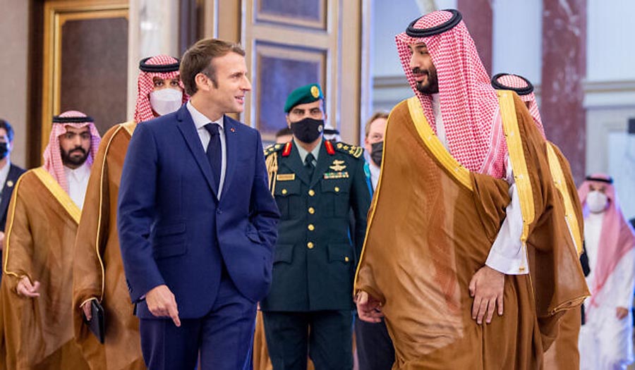 France’s Macron meets Saudi crown prince in Gulf tour focused on Iran