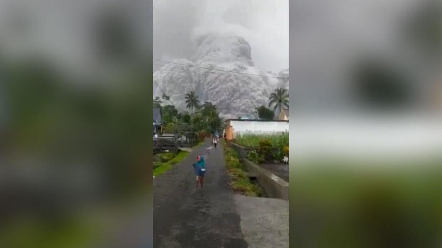 At least 14 dead as volcano erupts in Indonesia