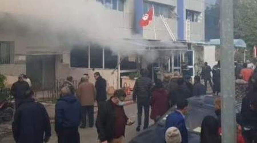 Tunisia: One dead and one wounded in a fire at the headquarters of “Al-Nahda”