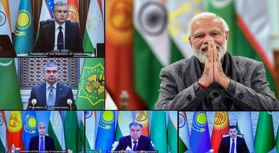 Modi, 5 Central Asia heads of state discuss Afghan situationModi, 5 Central Asia heads of state discuss Afghan situation