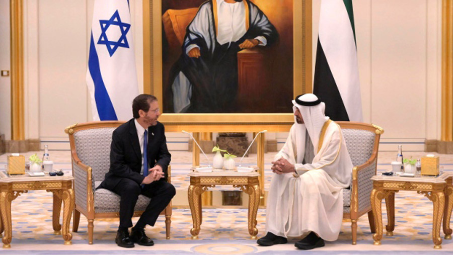 Trade between Isrel and UAE reaches 1 billion U.S. dollars: Isaac Herzog