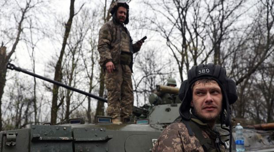 Russia forces attacking along broad east front, Ukraine says