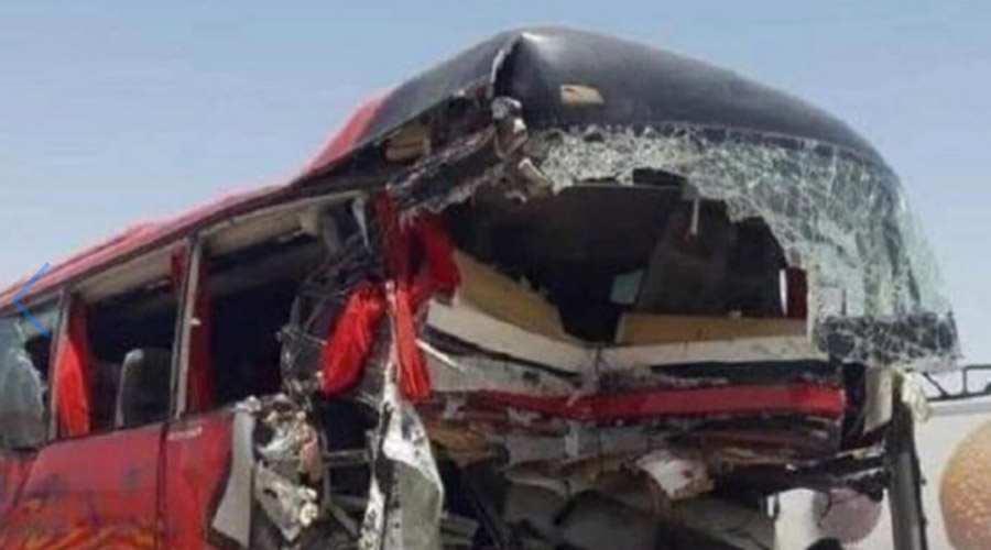 Eight killed 45 injured in Saudi bus collision