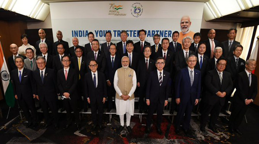 Modi meets top Japanese business leaders, discusses investment avenues in India