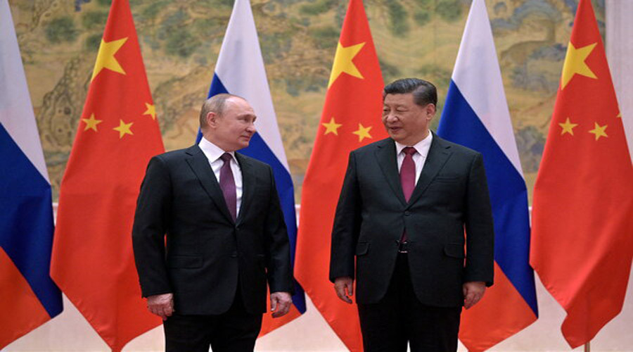 China stabbed into Russia's back