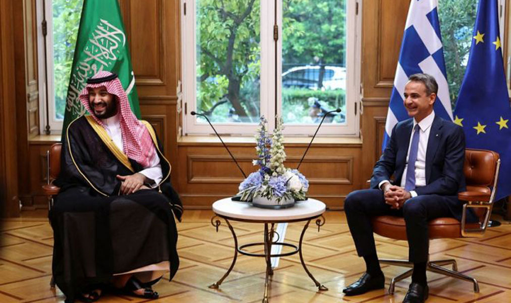 Saudi Crown Prince, Greek PM sign military, economic, security agreements