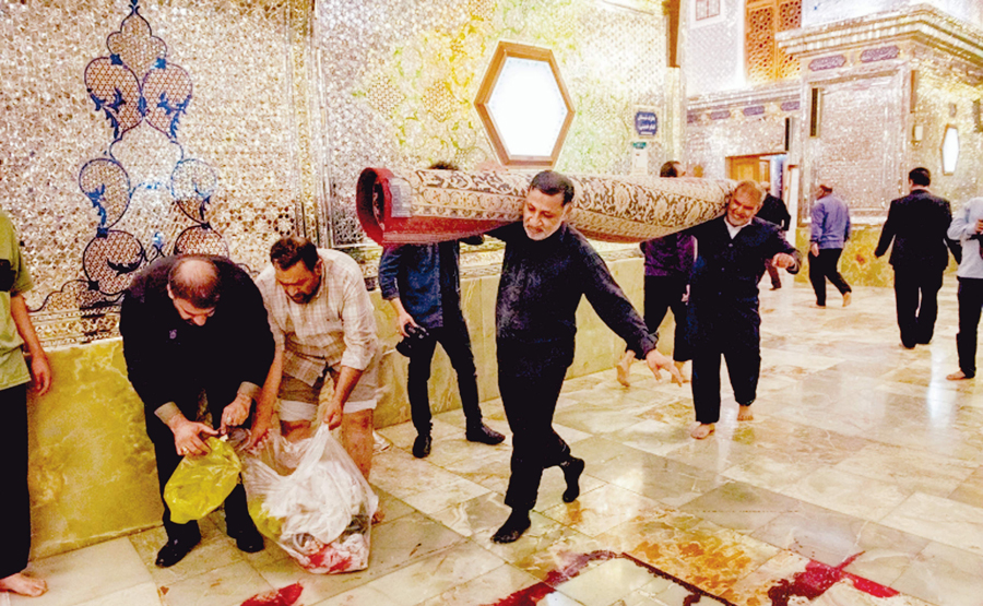 Iran: gunmen kill at least 15 people at Shia shrine in Shiraz
