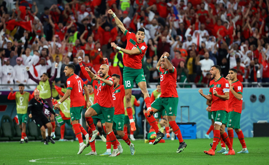 Soccer-Arab world rejoices as Morocco reaches World Cup quarter-final