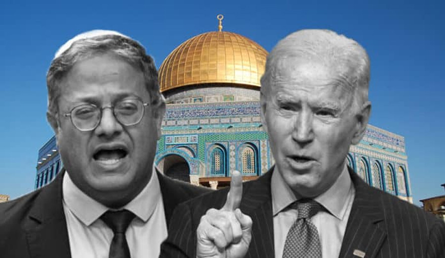 Biden administration criticizes Israeli leader for visiting Temple
