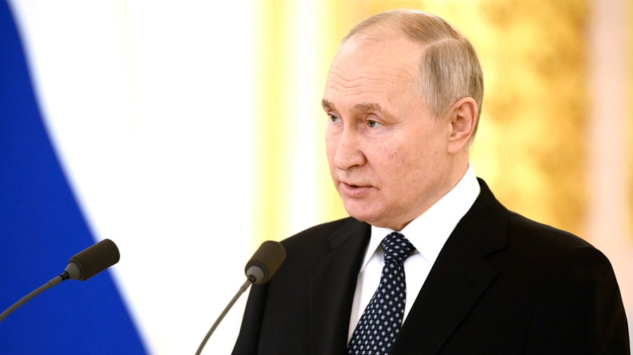 Putin Claims Western Intelligence Behind ‘Terrorist Attacks’ in Occupied Ukraine