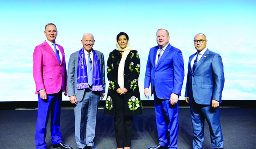 Princess Reema bint Bandar meets Boeing team in US
