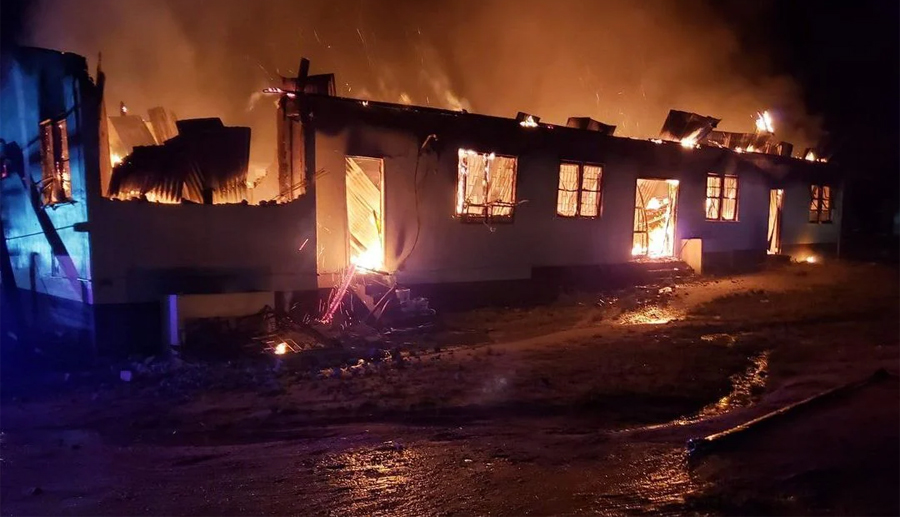 Police in Guyana think fire that killed 19 girls was started deliberately