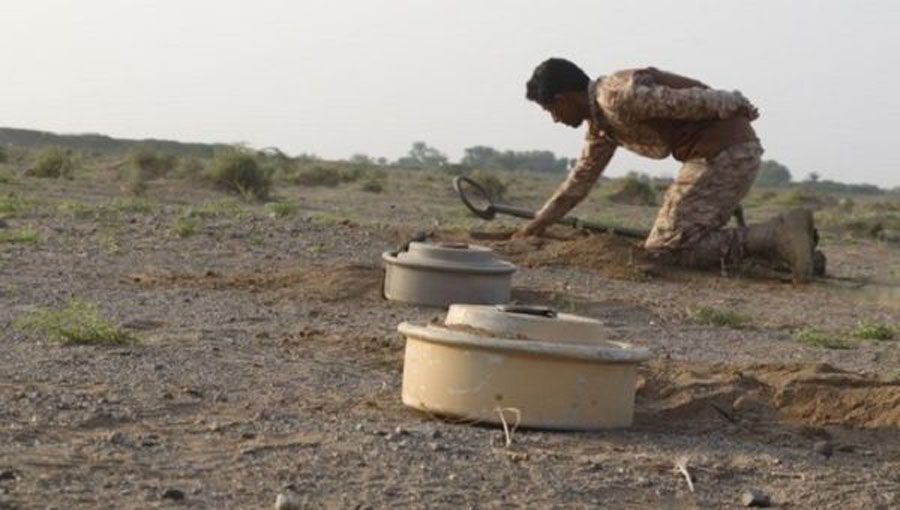 7,000 landmines were removed in Yemen during one month: Saudi Arabia