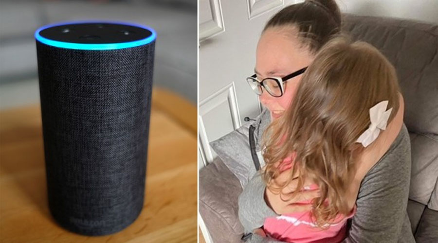 Six-year-old uses Amazon Alexa to save her mum’s life with three simple words