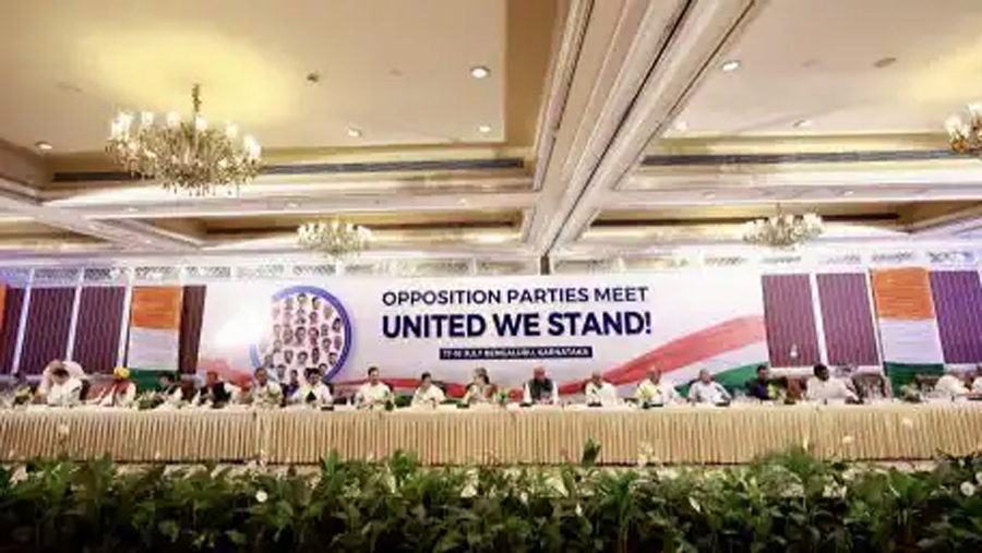 Group of 26 Oppn parties join hands under banner of ‘INDIA’